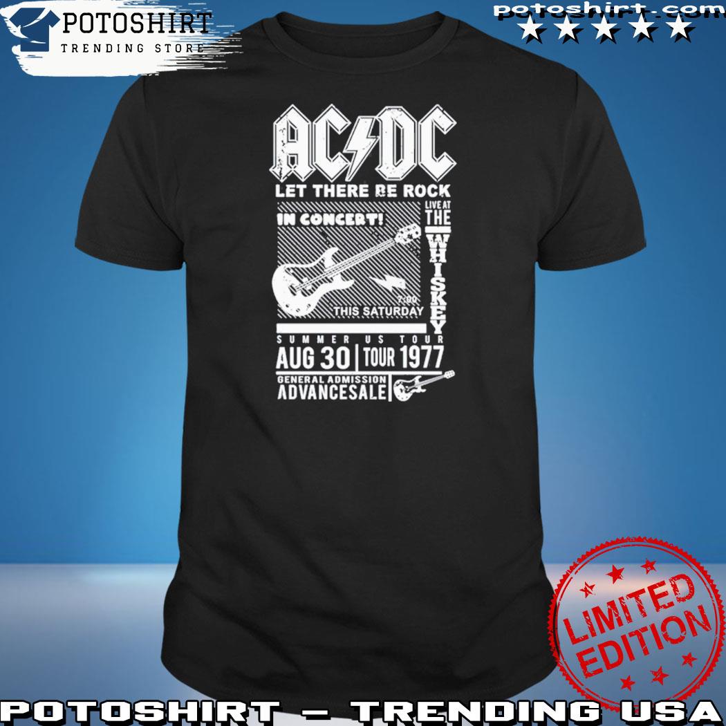 Official aC DC Let There Be Rock In ConCert T-Shirt