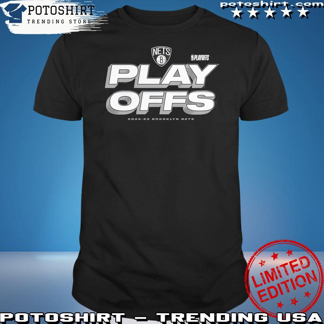 Official brooklyn nets branded 2023 NBA playoffs starter shirt