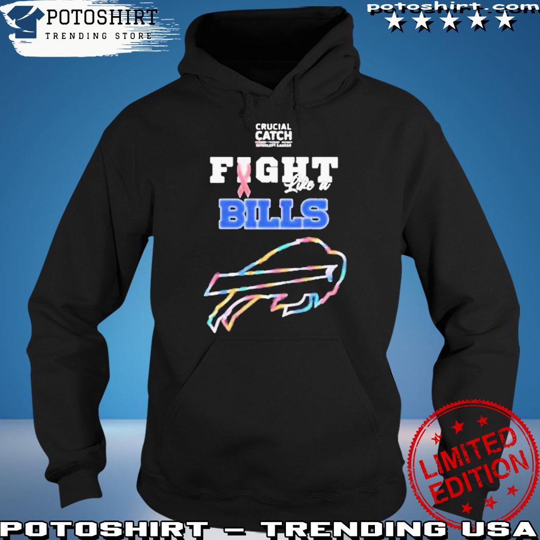 Official buffalo Bills Crucial Catch Intercept Cancer Fight Like A Bills  Shirt, hoodie, sweater, long sleeve and tank top