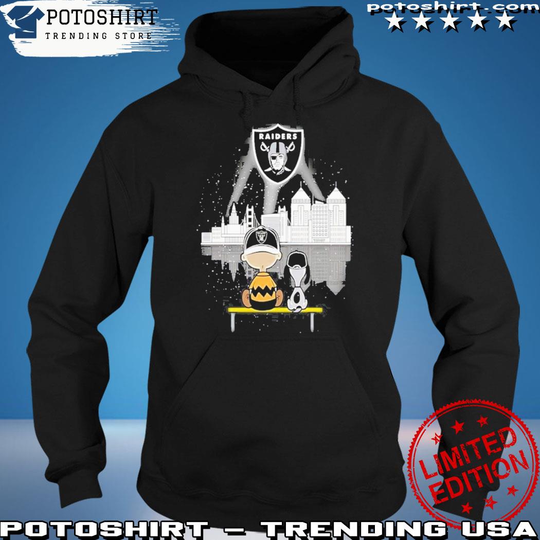 Official charlie Brown And Snoopy Dog Watching City Oakland Raiders  T-Shirt, hoodie, sweater, long sleeve and tank top