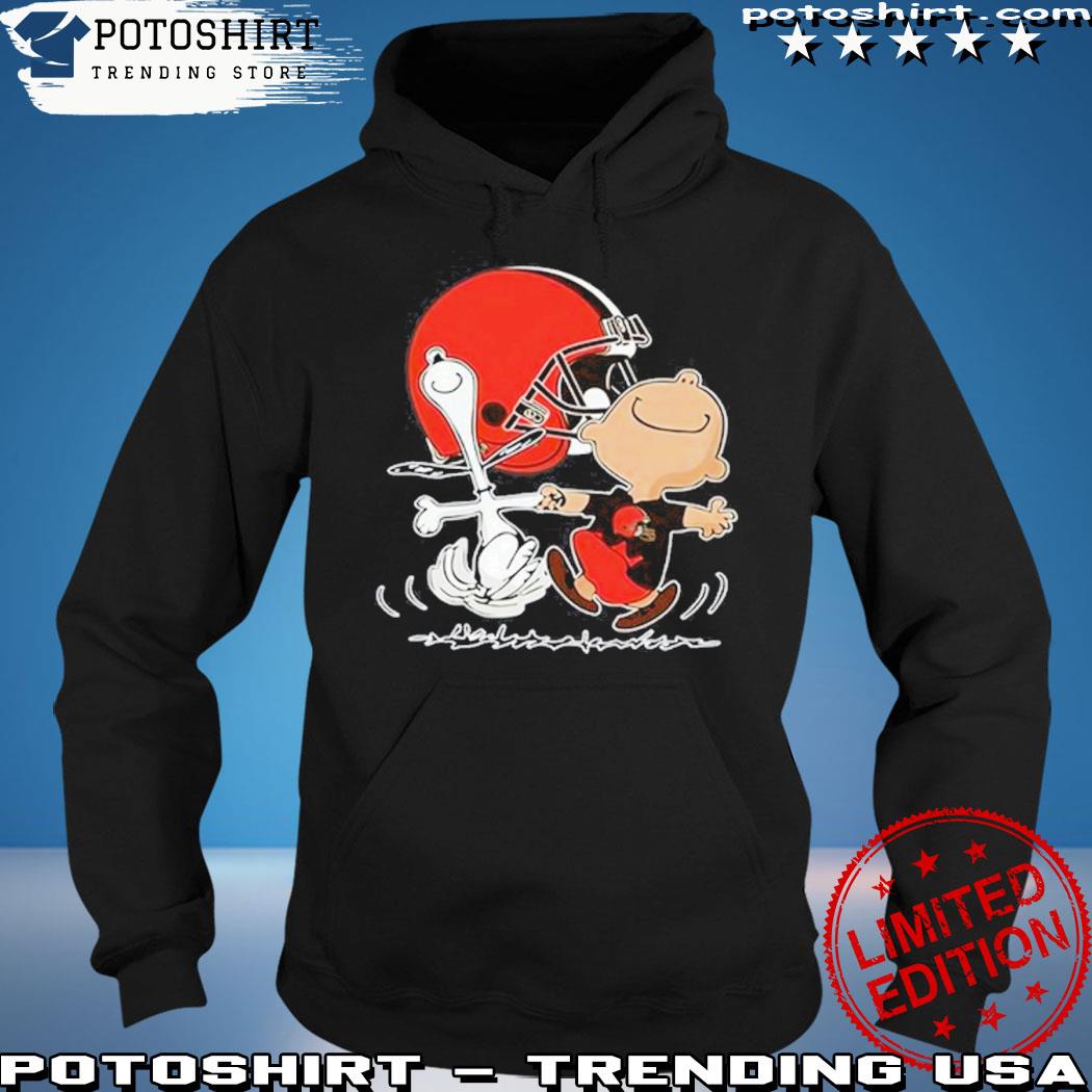 Cleveland Browns Charlie Brown Snoopy Cleveland Browns T-Shirt