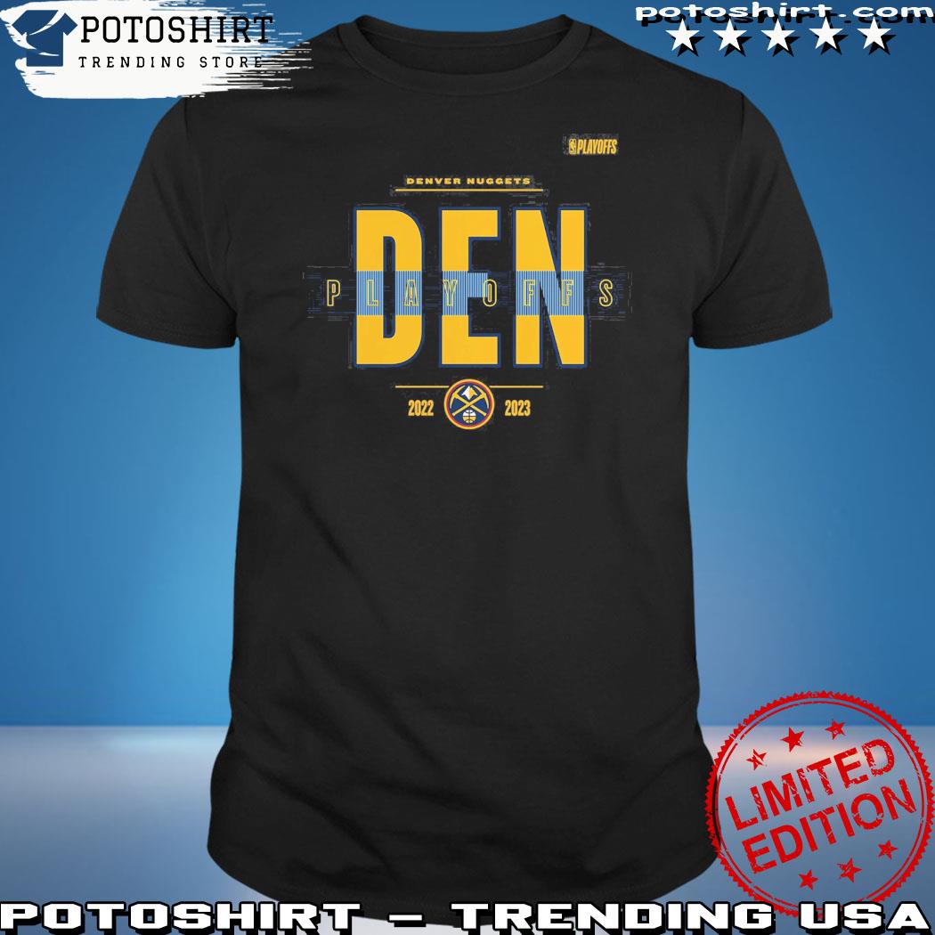Official denver Nuggets Branded 2023 NBA Playoffs Jump Ball T-Shirt