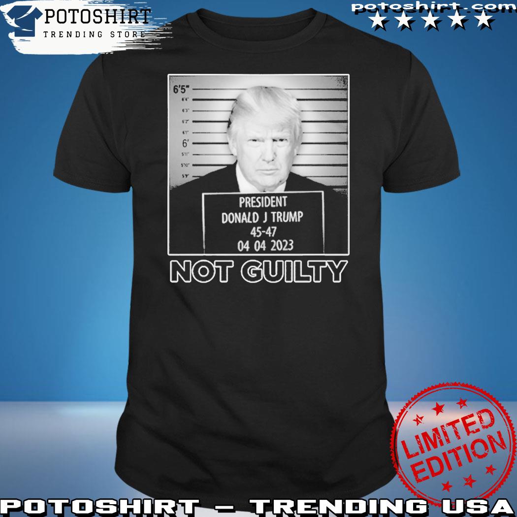 Official donald Trump Not Guilty 2024 Graphic T-shirt