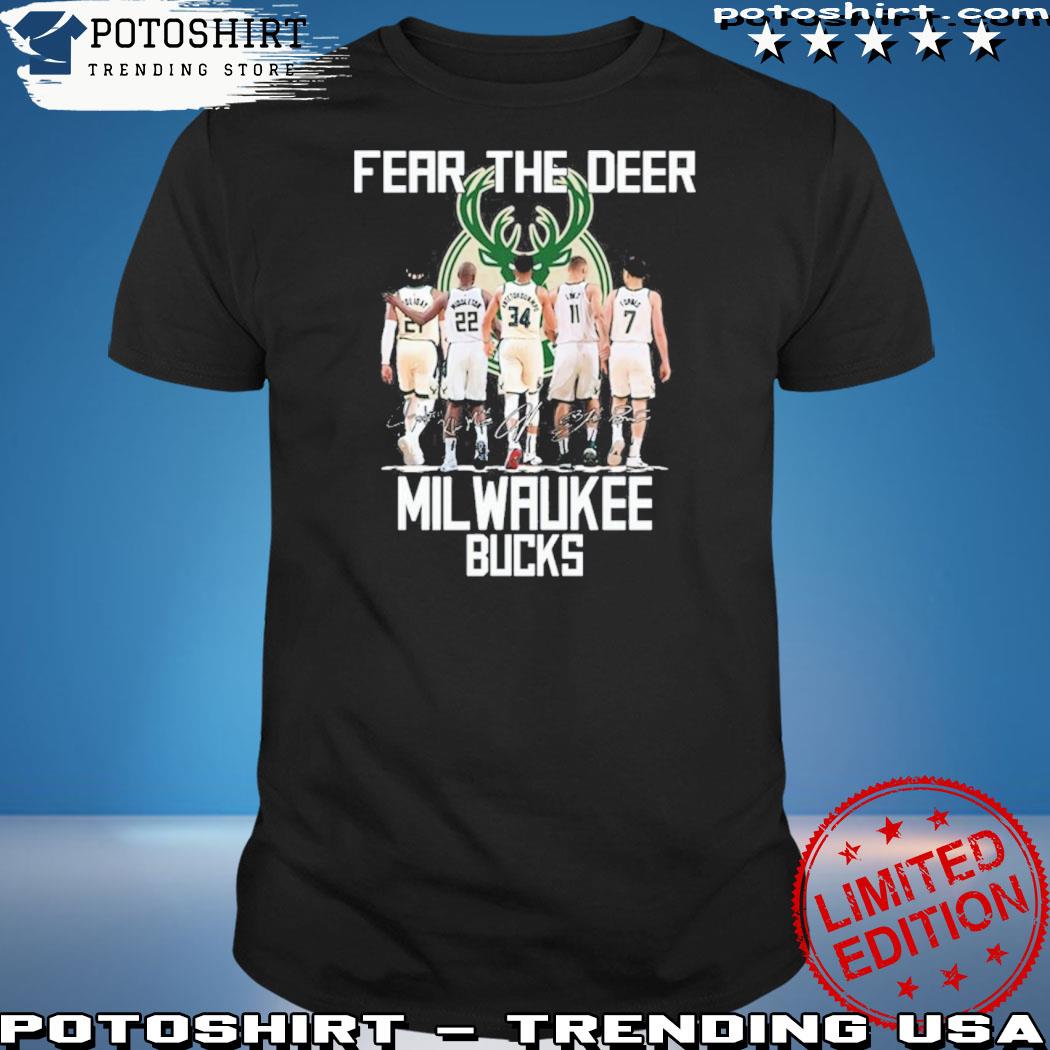 Official fear The Deer Milwaukee Bucks T-Shirt