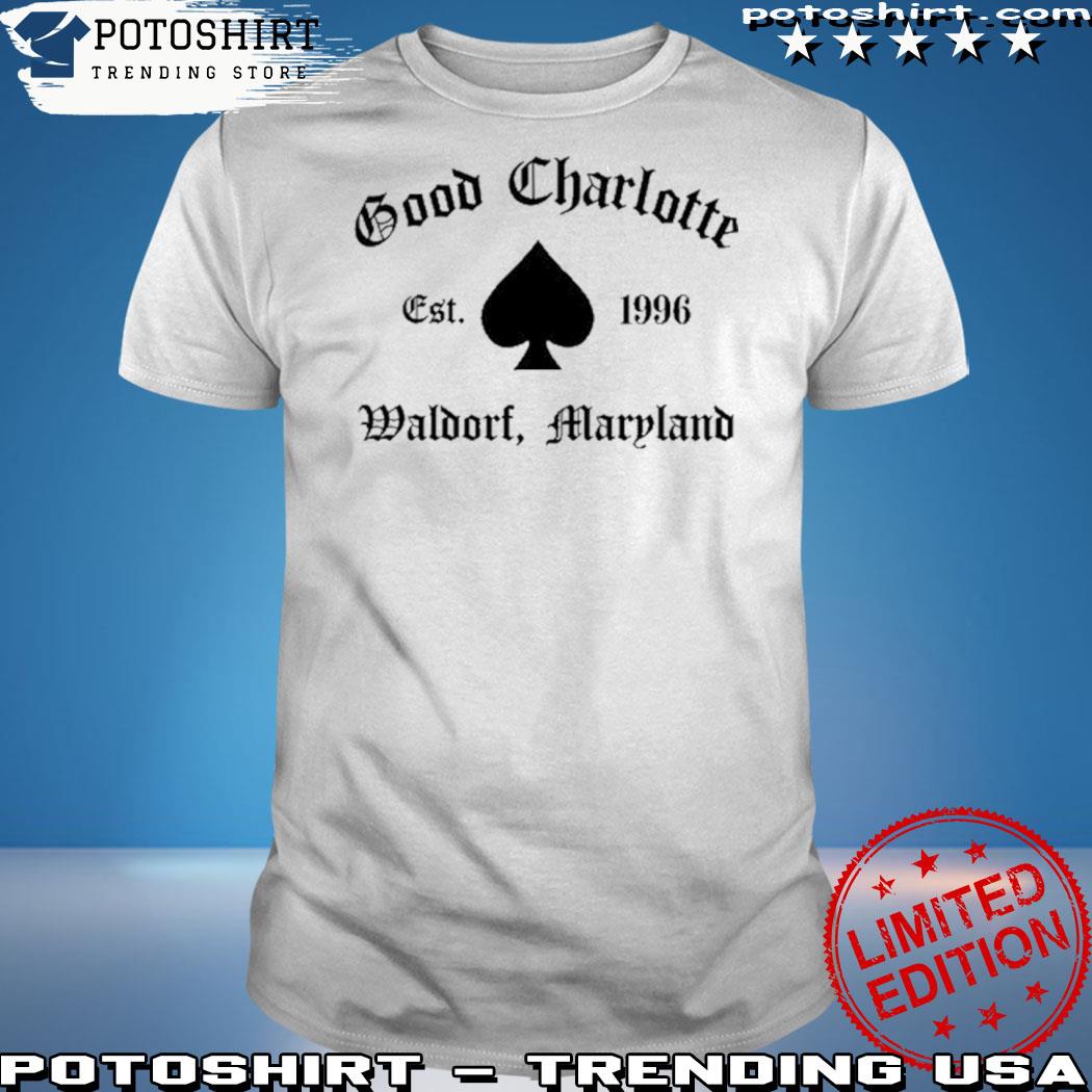 Official good charlotte est 1996 waldorf Maryland shirt