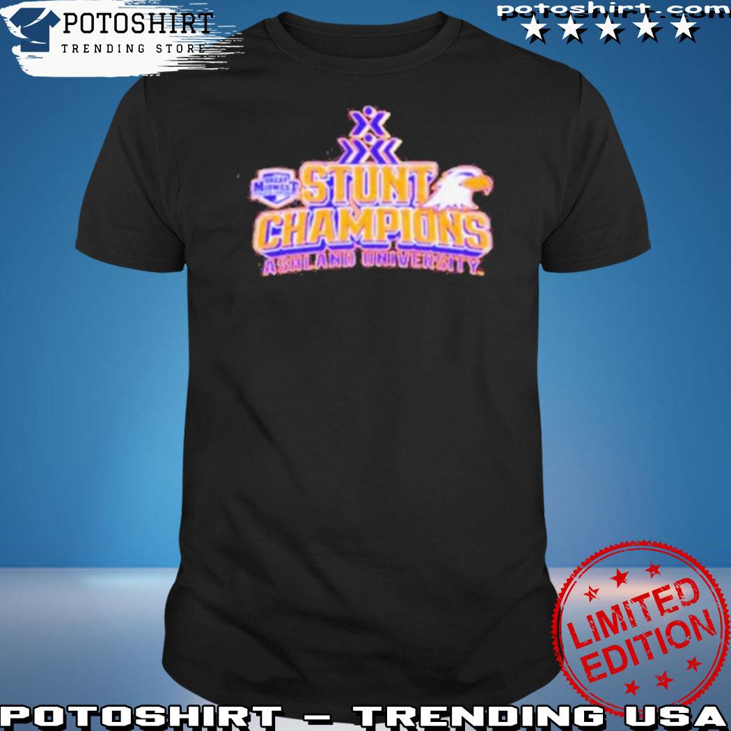 Official great midwest athletic conference stunt champions ashland university T-shirt