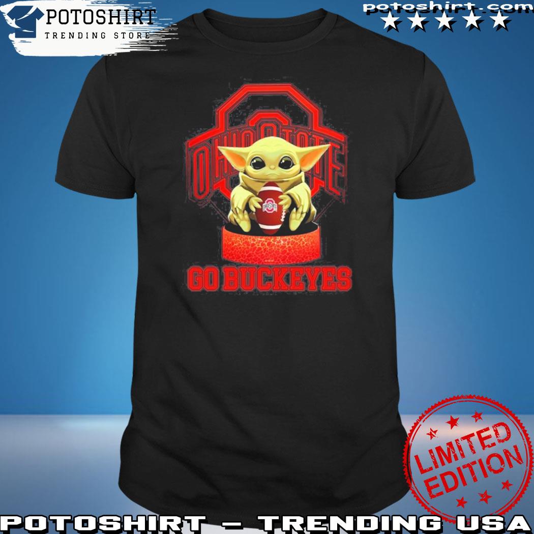 Official grogu Yoda Ohio State Buckeyes T-Shirt