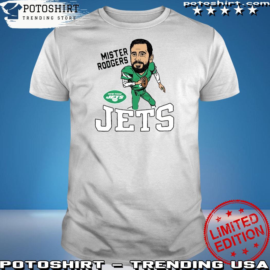 Aaron Rodgers New York Jets Homage Caricature T-Shirt - Green