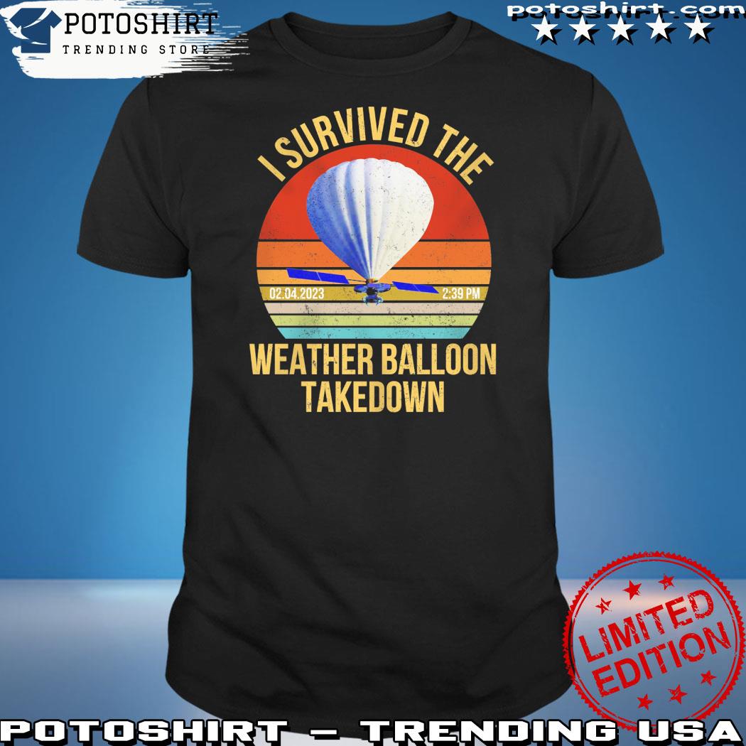 Official i survived the weather balloon takedown vintage shirt