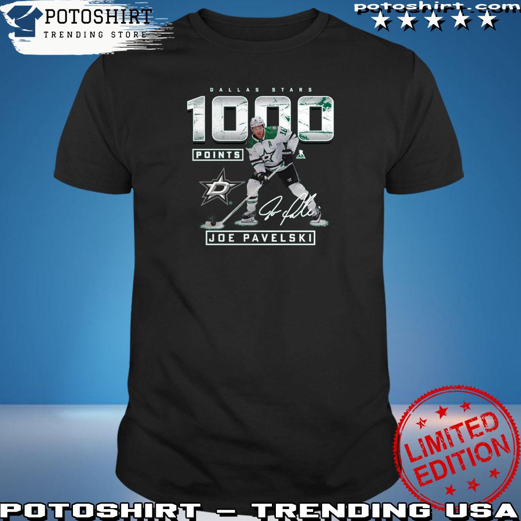 Joe Pavelski Dallas Stars Fanatics Branded 1,000 Career Points T