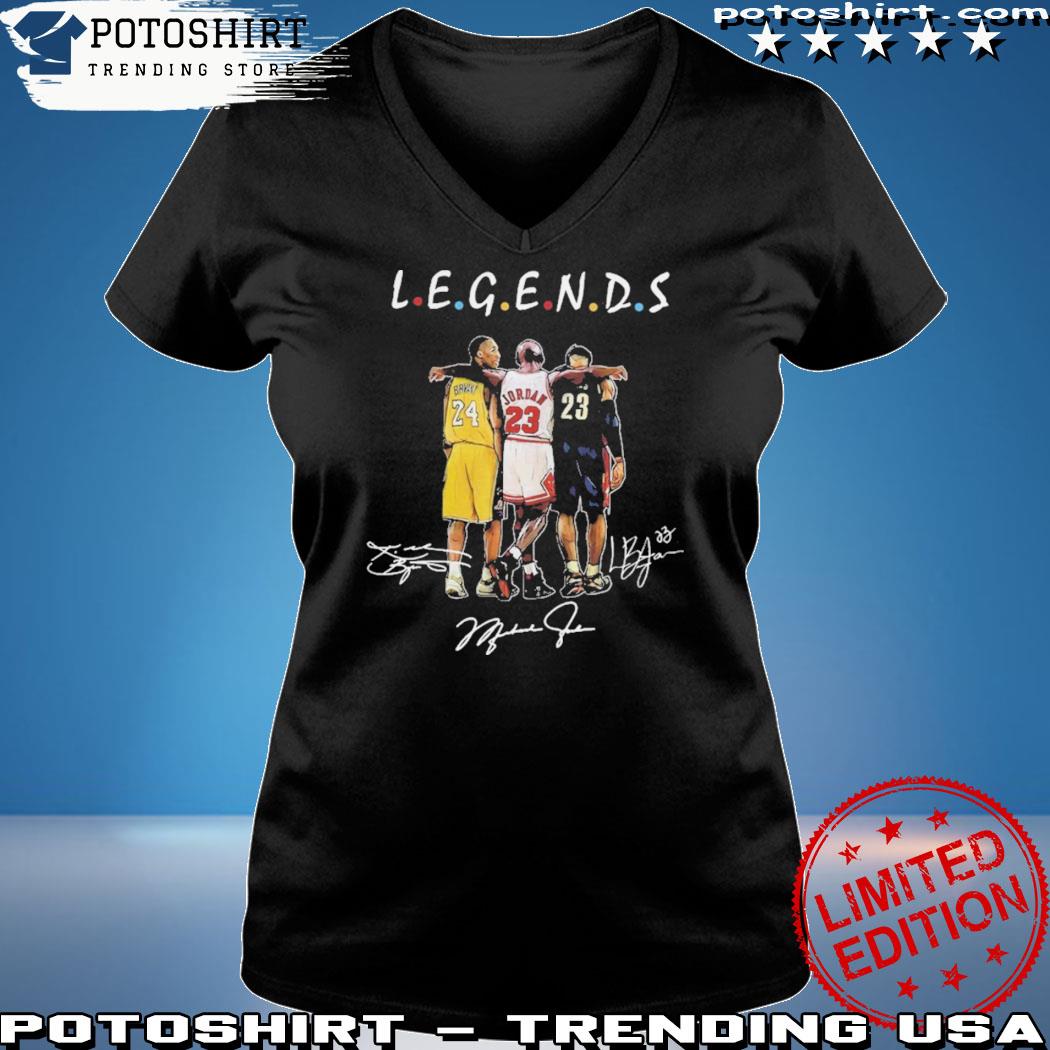 Kobe Bryant Michael Jordan and LeBron James Legends Friends