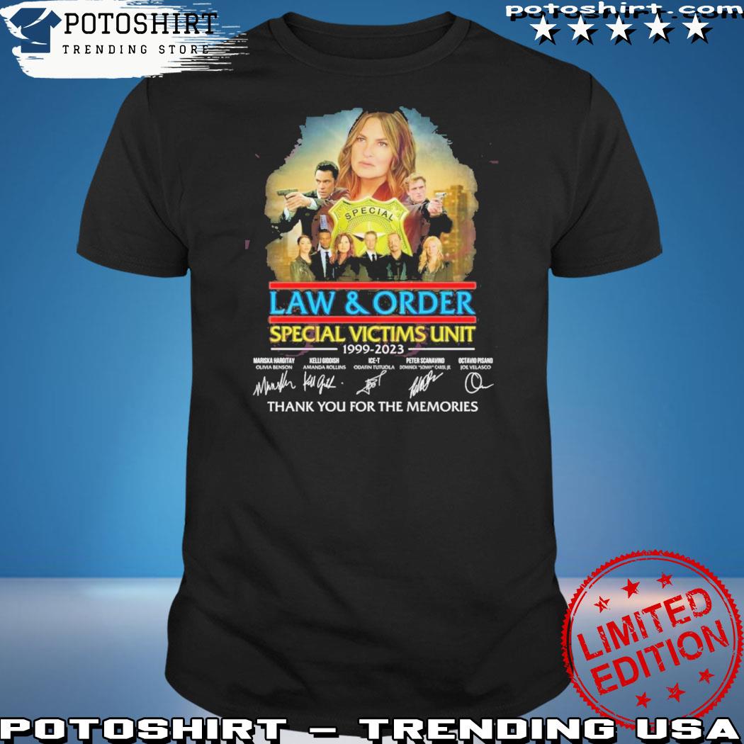 Official law & Order Special Victims Unit 1999 – 2023 Thank You For The Memories T-Shirt