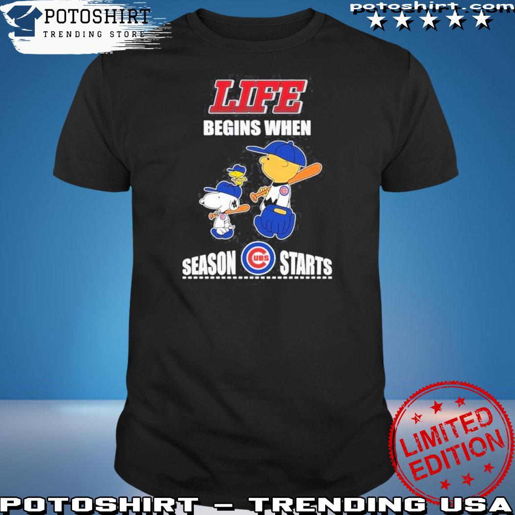 Official life Begins When Season Cubs Statrs T-Shirt
