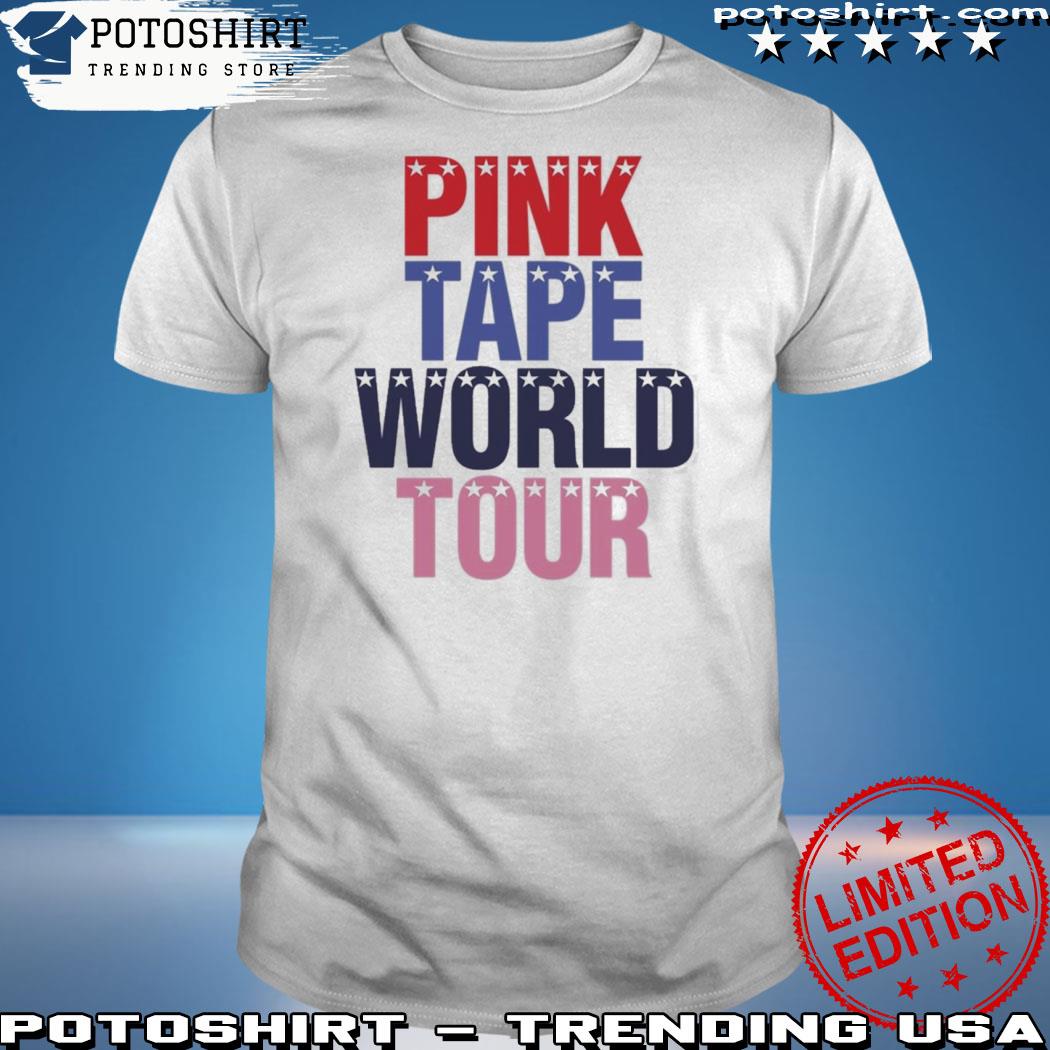 Official lil Uzi Vert Wearing Pink Tape World Tour t-Shirt
