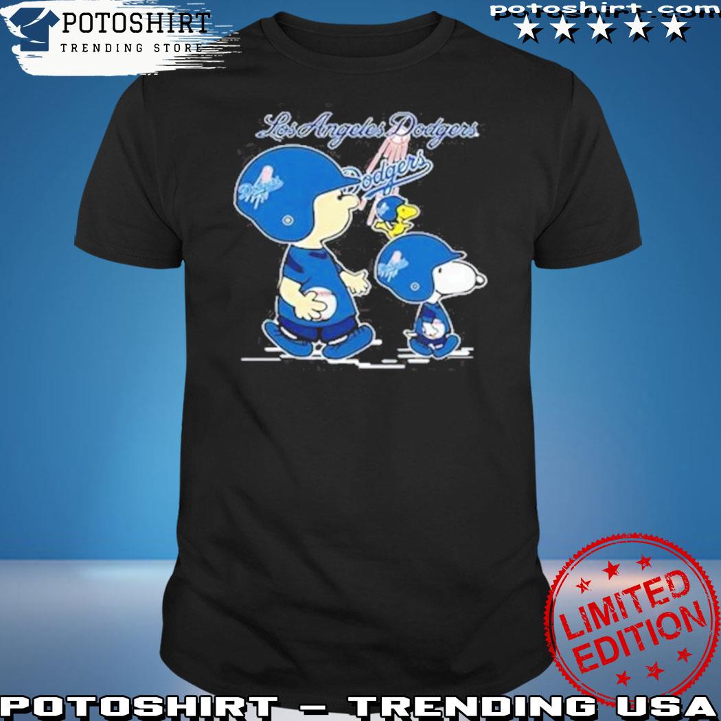 Official los Angeles Dodgers Snoopy T-Shirt