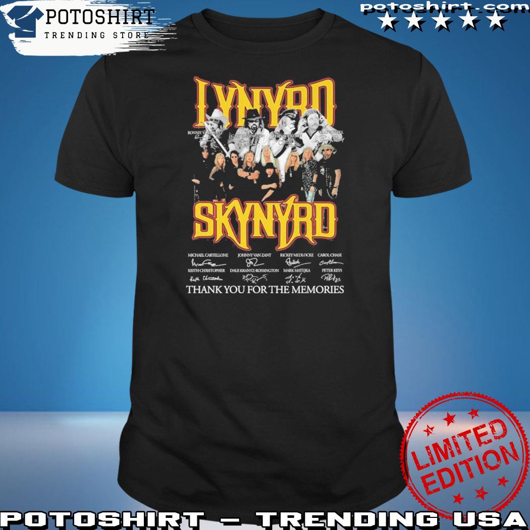 Official lynyrd skynyrd thank you for the memories 2023 shirt