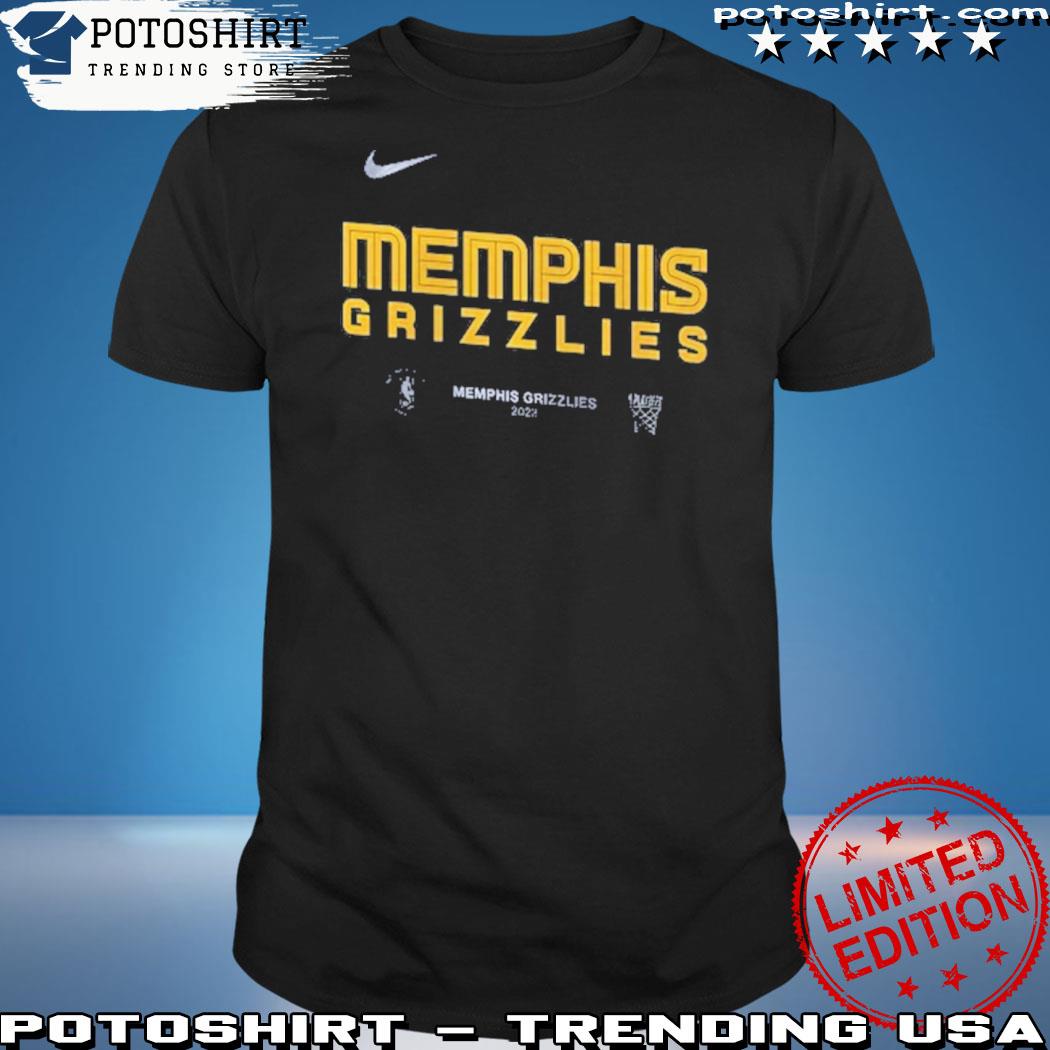 Official memphis Grizzlies Nike Youth 2023 NBA Playoffs Mantra T-Shirt