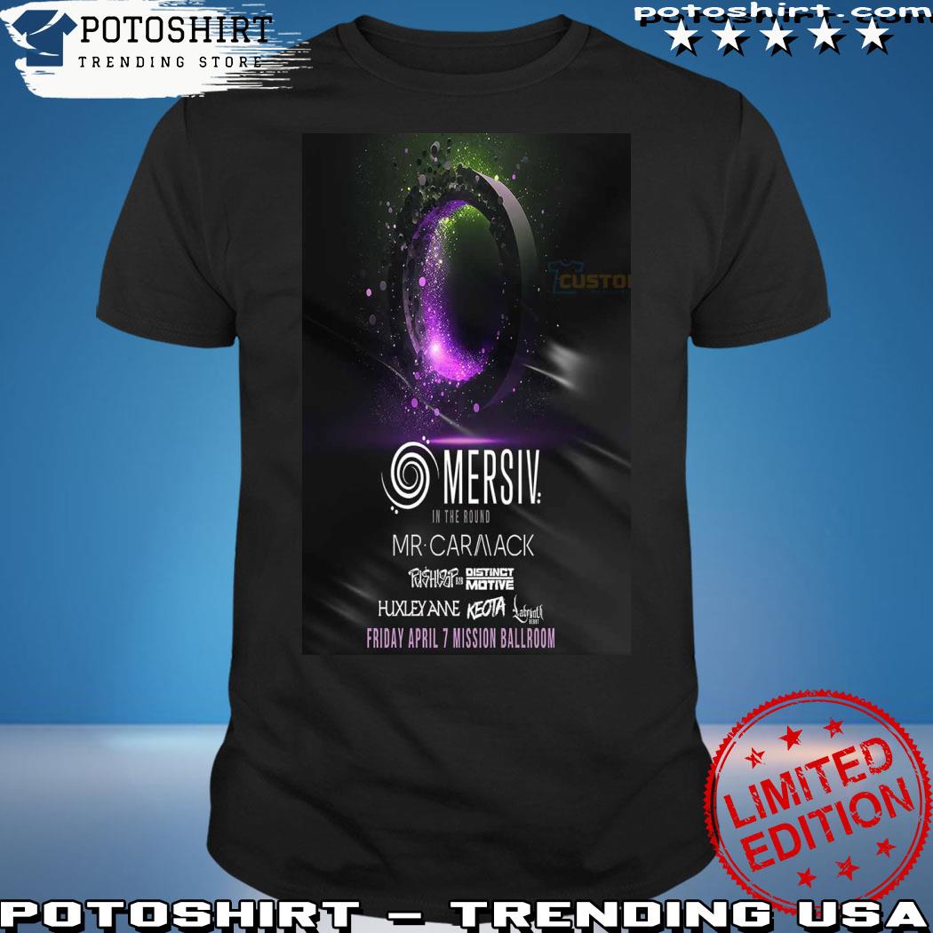 Official mersiv In The Round, April 7 2023, Mission Ballroom Poster shirt