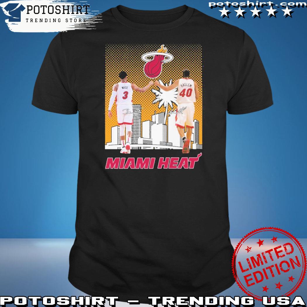Official miamI heat city player wade and haslem shirt