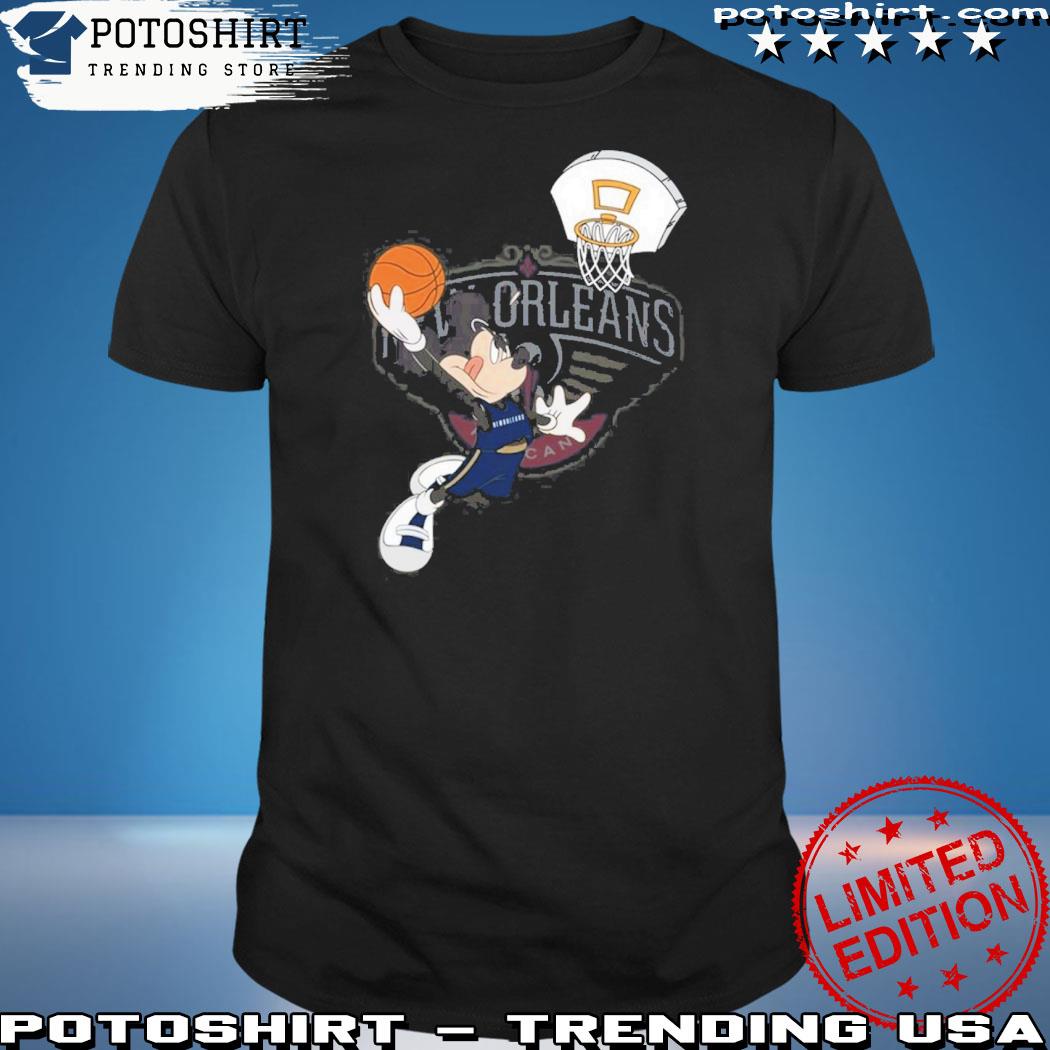Official mickey Basketball New Orleans Pelicans Unisex T-Shirt