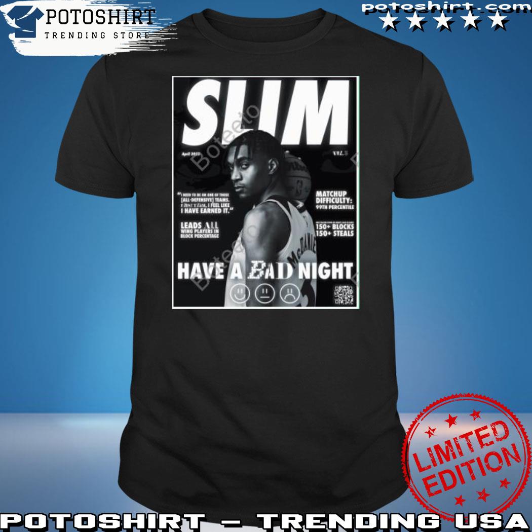 Official minnesota timberwolves slim have a bad night shirt