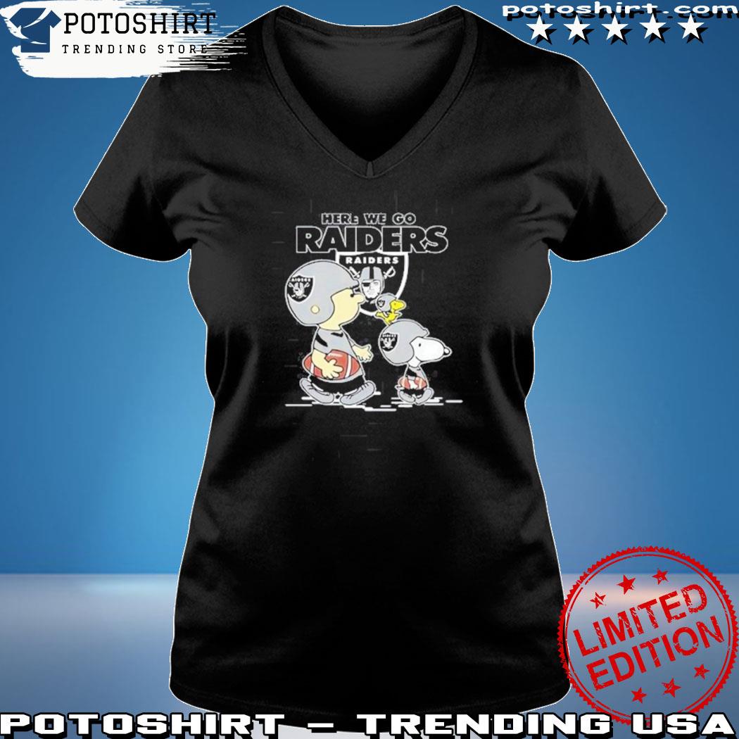 Oakland Raiders Here We Go Oakland Raiders Snoopy T-Shirt, hoodie, sweater,  long sleeve and tank top