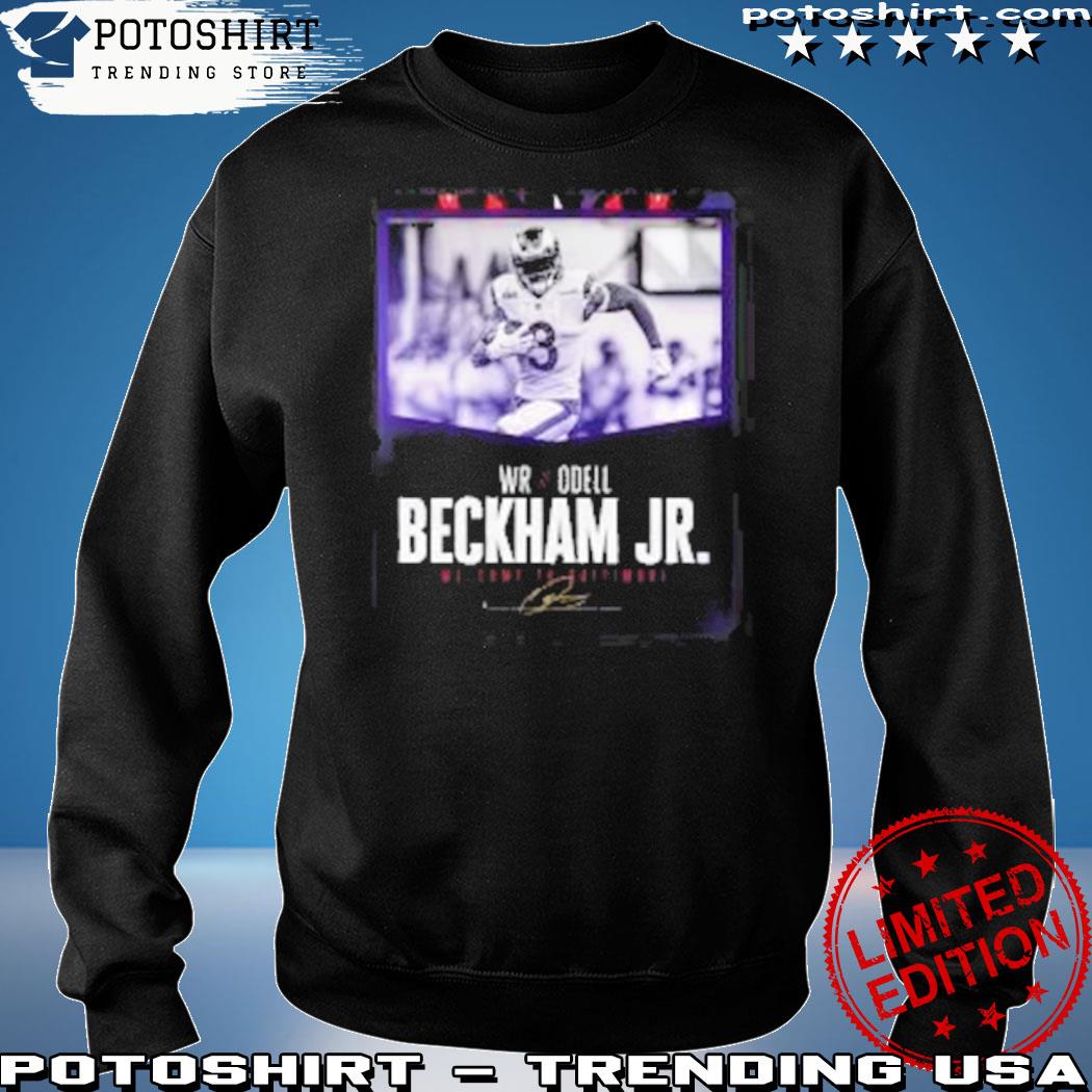 Odell Beckham Jr Baltimore Ravens photo shirt, hoodie, sweater, long sleeve  and tank top