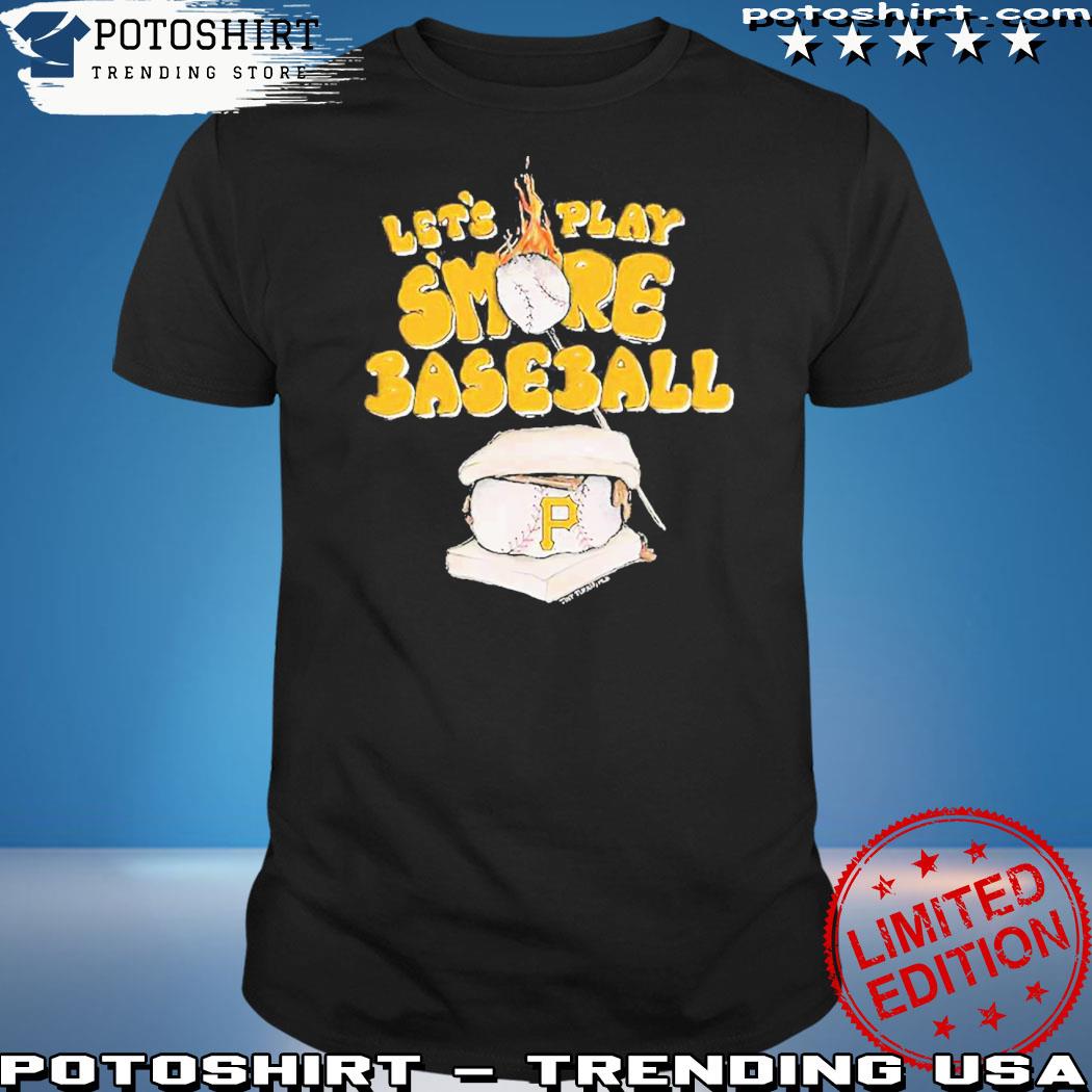 Official pittsburgh Pirates Lets Play Smoke Baseball Shirt