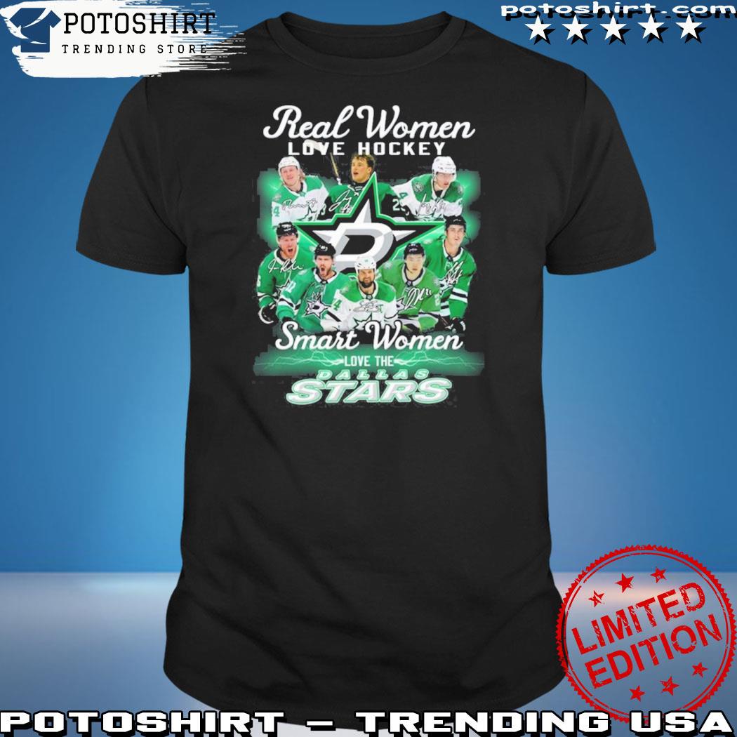 Official real Women Love Football Smart Women Love Dallas Stars T-Shirt