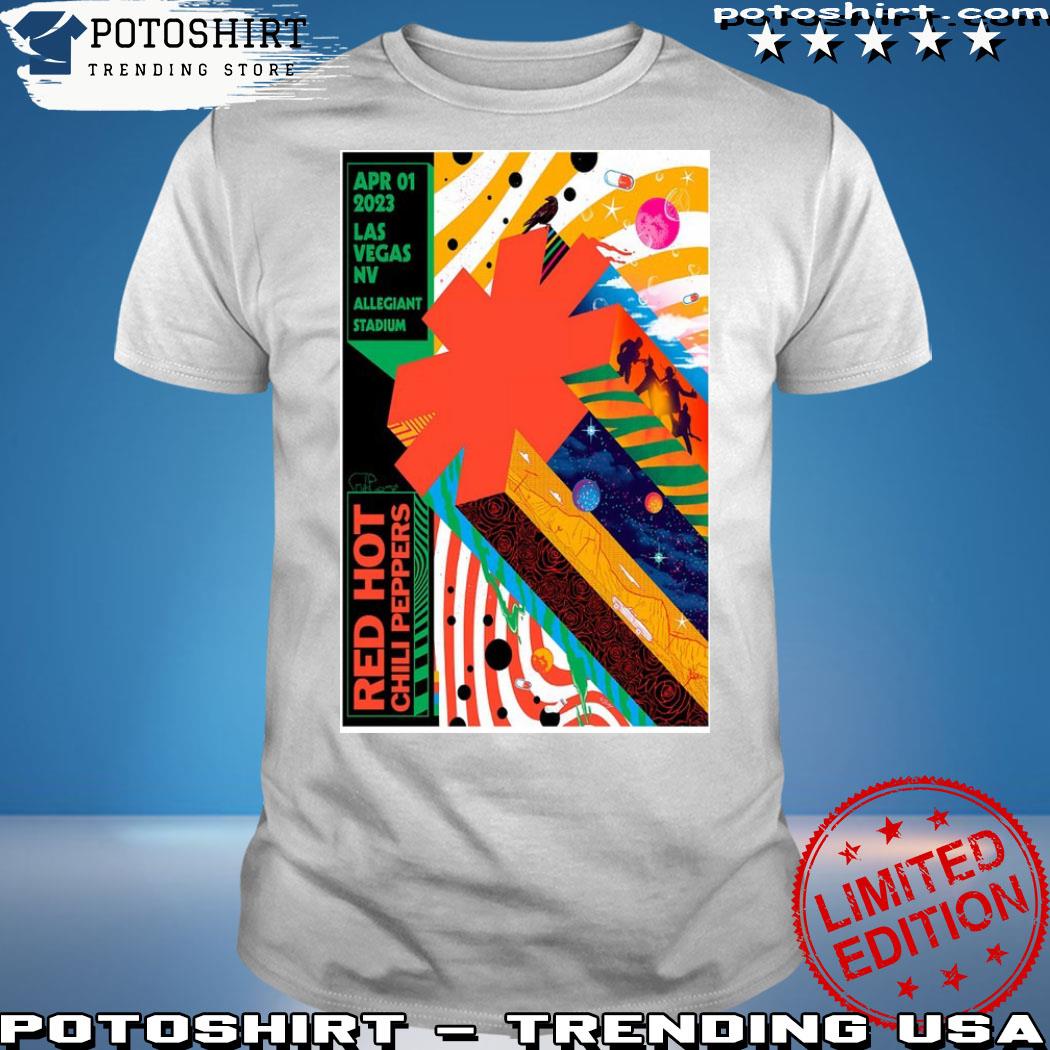 Official red Hot Chili Peppers Tour Las Vegas, NV 2023 shirt