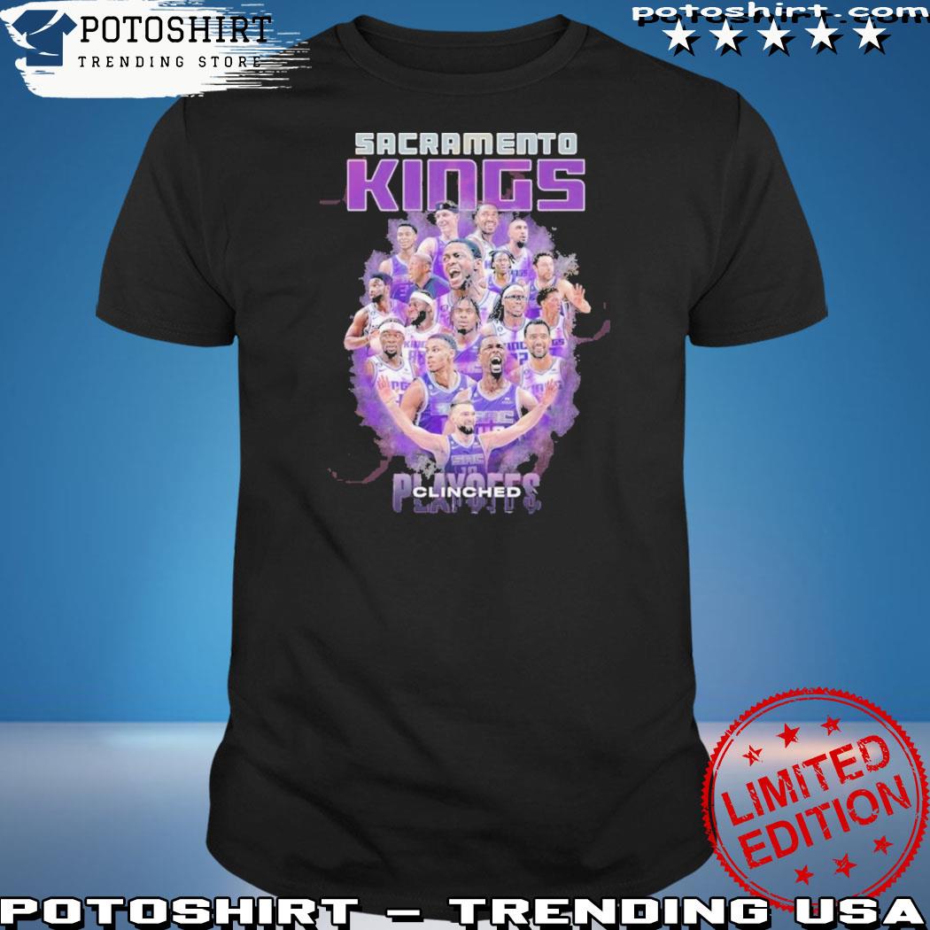 Official sacramento Kings Clinch Playoffs T-Shirt