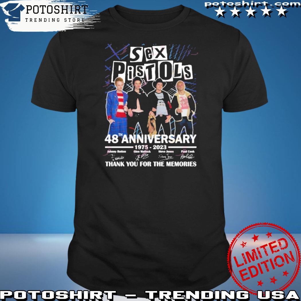 Official sex Pistols 48th Anniversary 1975 – 2023 Thank You For The Memories 2023 T-Shirt