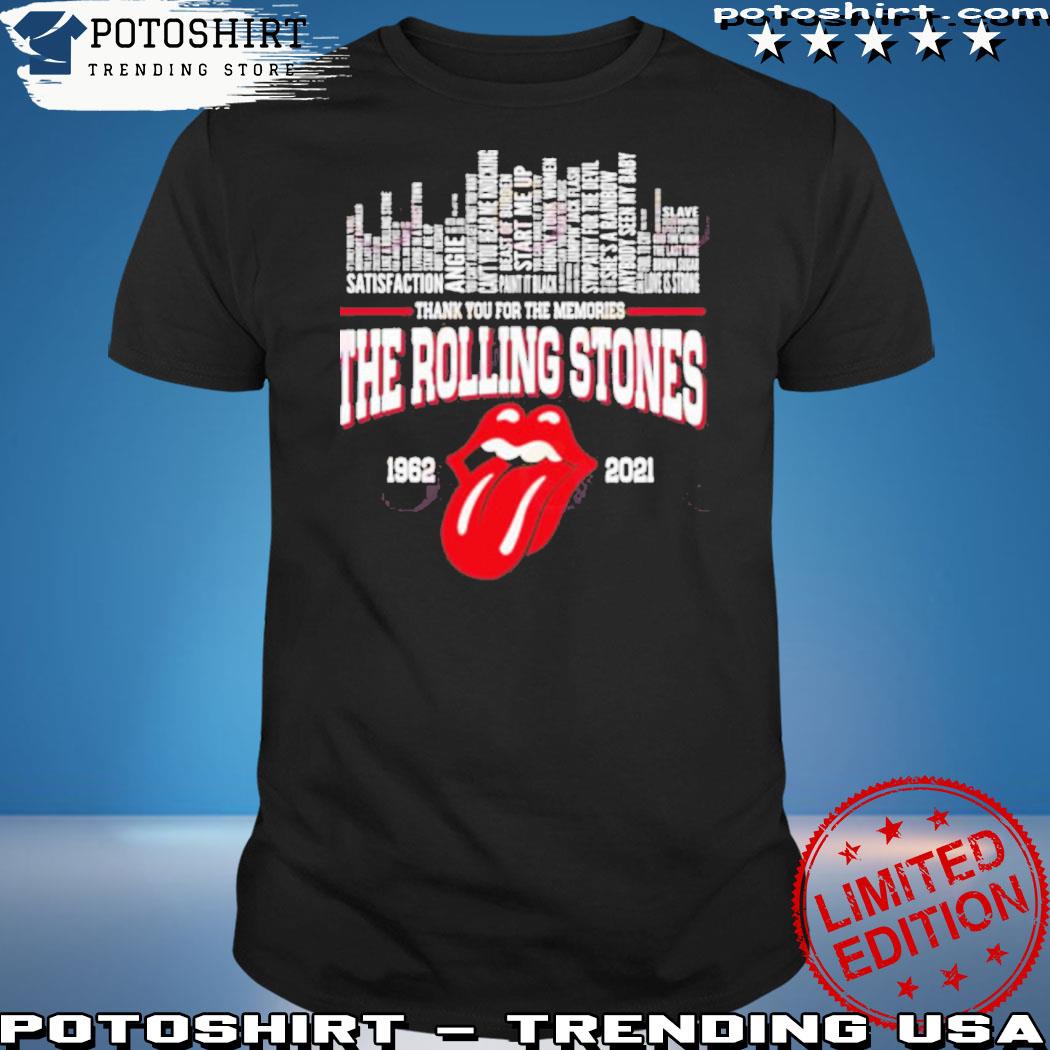 Official thank You For The Memories The Rolling Stones 1962 – 2021 T-Shirt