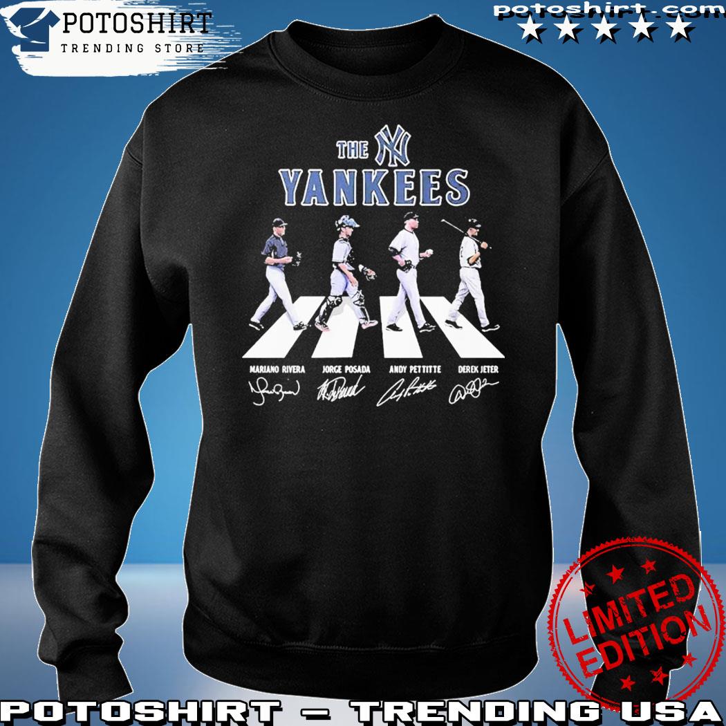 Original The Yankees Abbey road 2023 signatures shirt, hoodie, sweater,  long sleeve and tank top