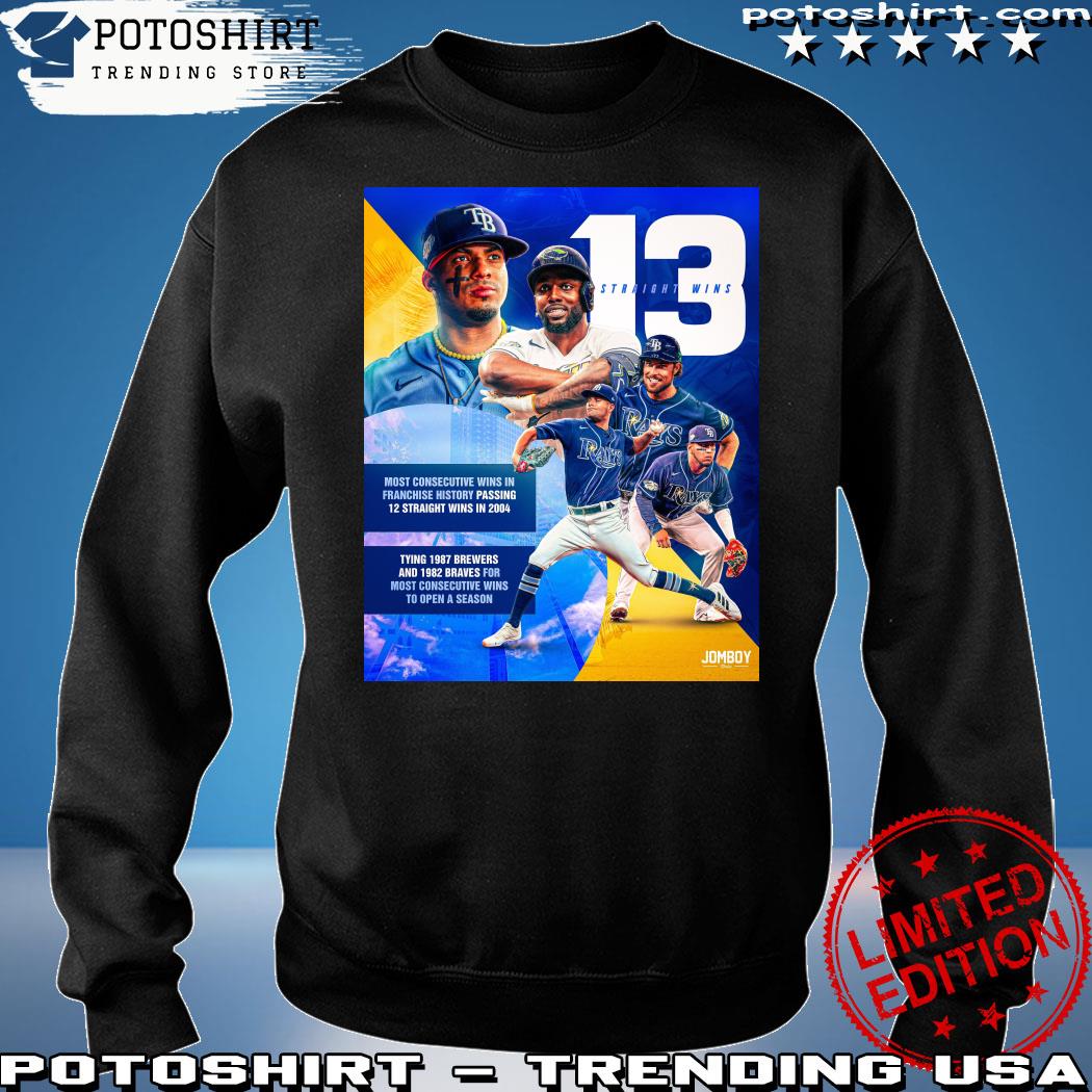 Tampa bay rays 12 0 to start 2023 season T-shirt, hoodie, sweater