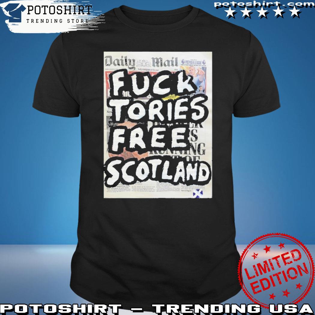 Artist taxI driver fuck tories free scotland T-shirt