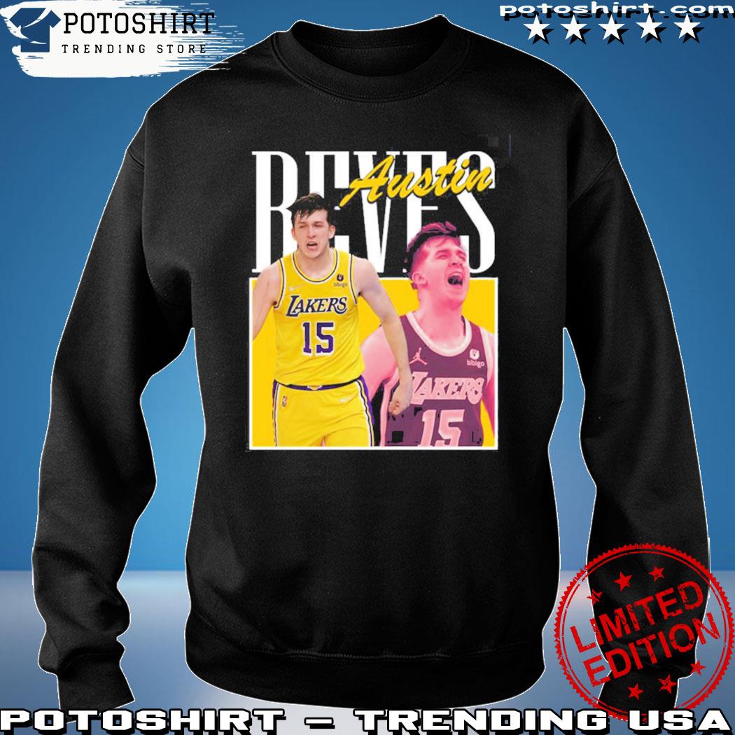 Austin Reaves 15 Los Angeles Lakers basketball 2023 T-shirt