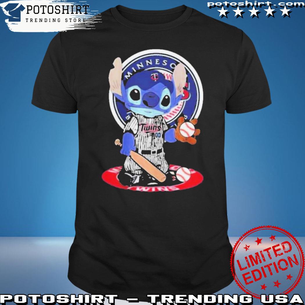Baby Stitch Minnesota Twins Baseball Logo 2023 Shirt