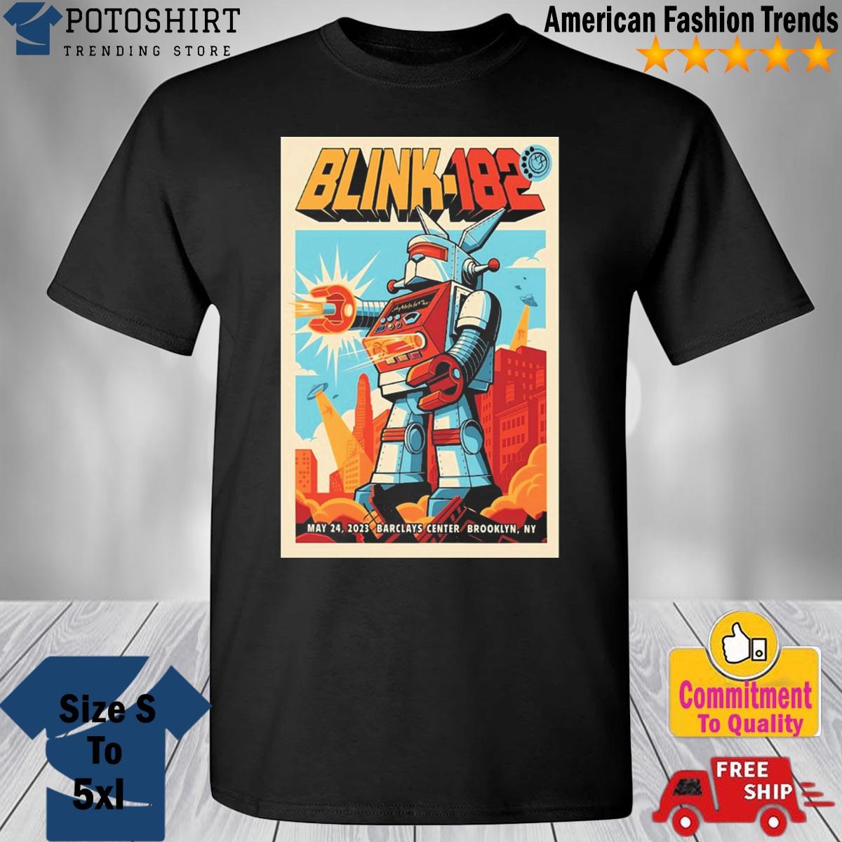 Blink182 may 24 2023 barclays center shirt
