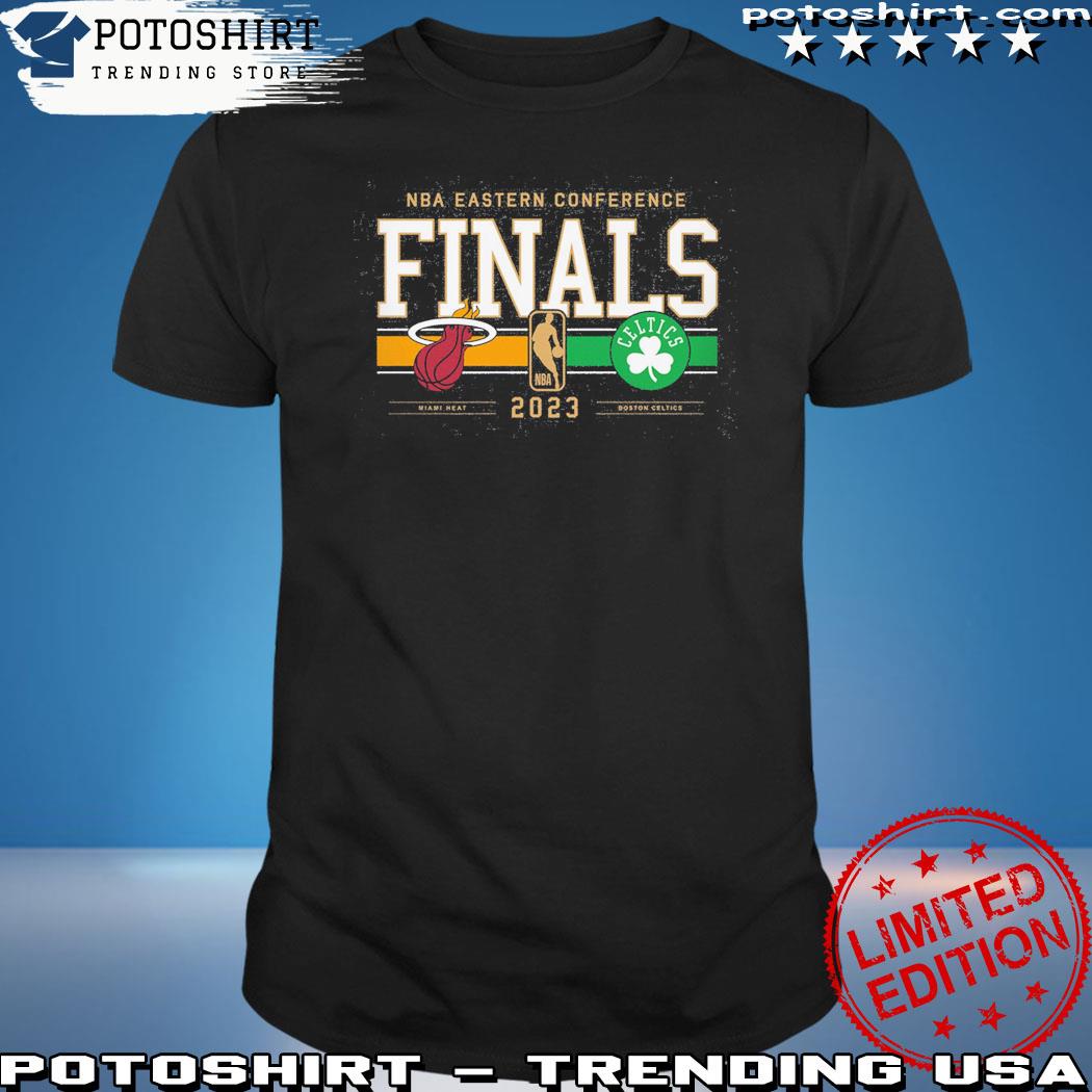 Boston Celtics Vs. Miami Heat Sportiqe Unisex 2023 Nba Eastern Conference Finals Matchup Tri-Blend shirt