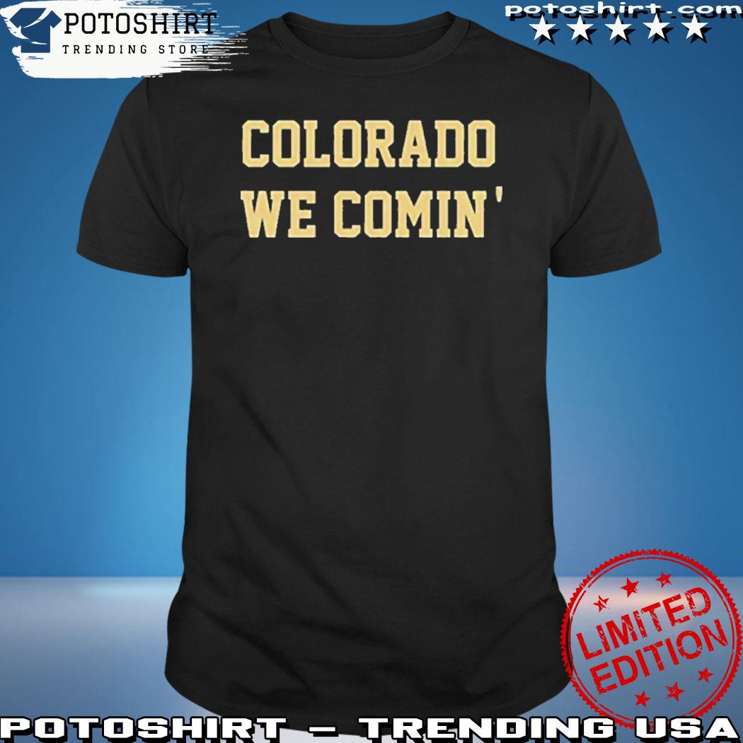 Deion's Football Sanders We Coming Football T-Shirt