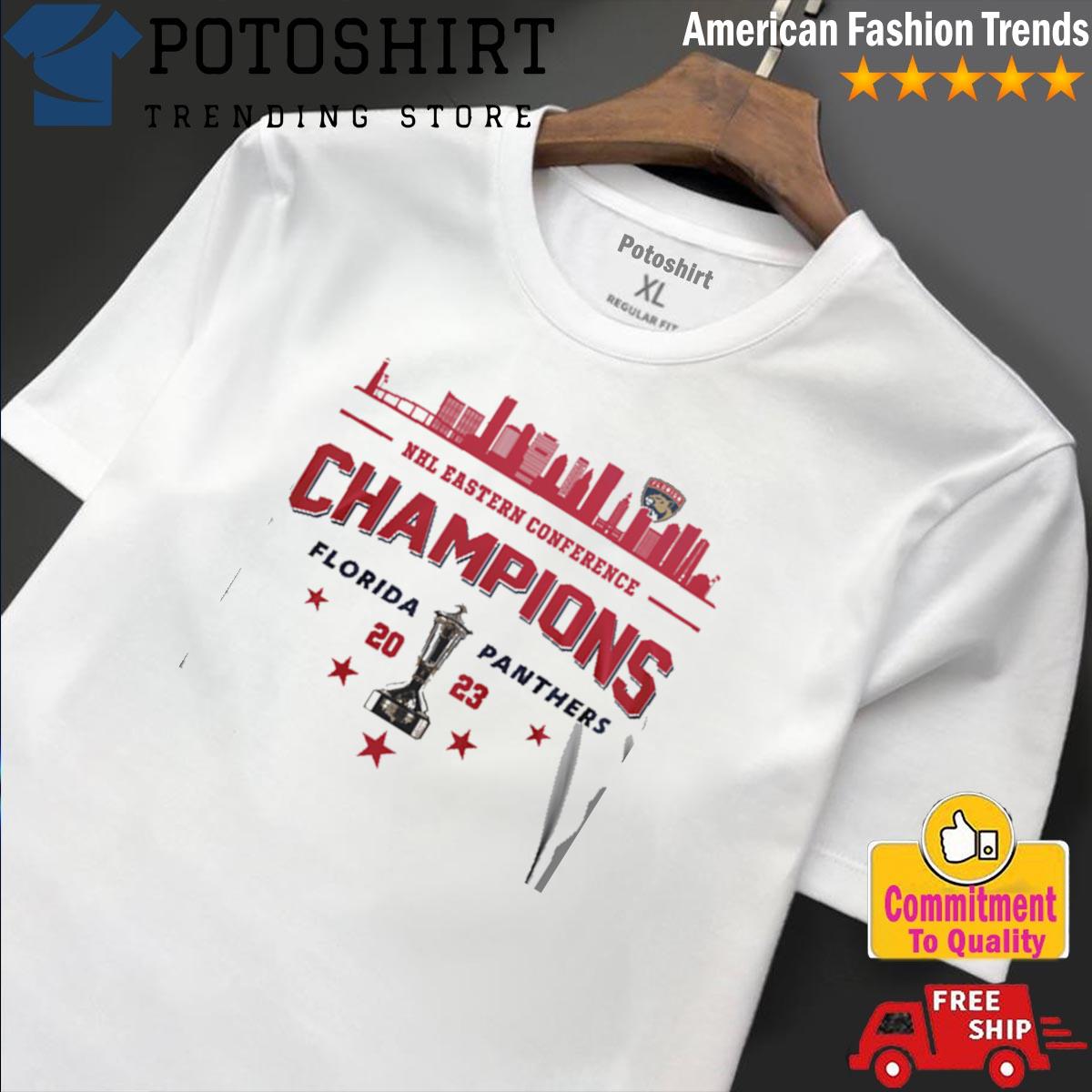 Florida Panthers Eastern Conference Champs White Unisex T-shirt