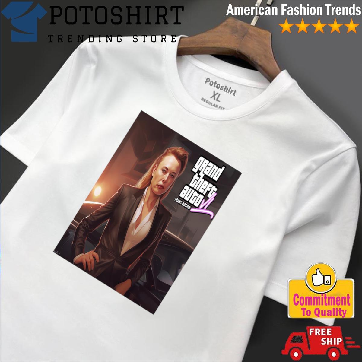Grand Theft Auto VI Trans Action Poster shirt