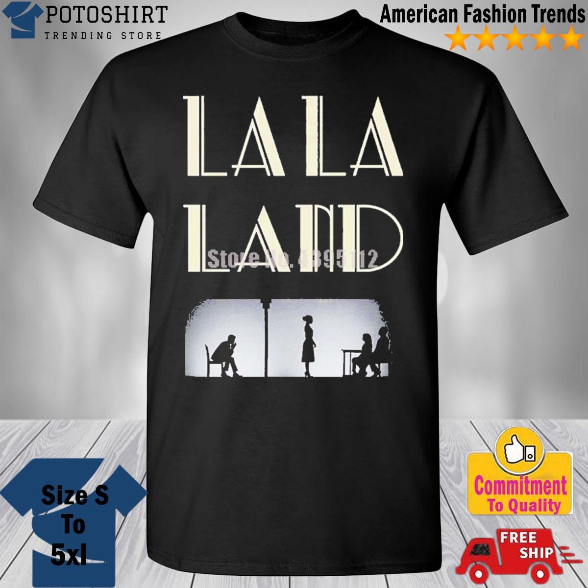 La La Land Poster Emma Stone Ryan Gosling Homme shirt