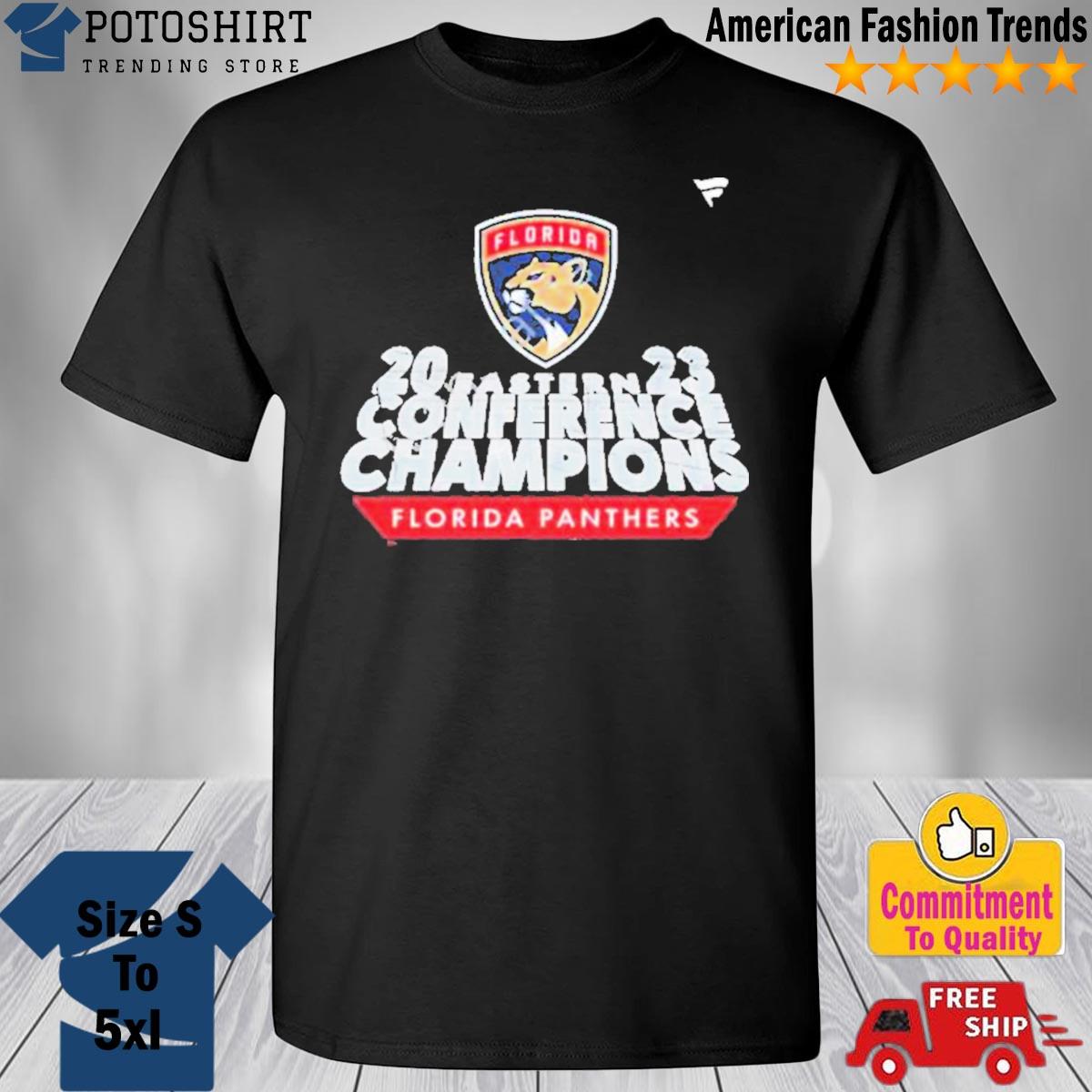 Licensed gear Florida panthers 2023 eastern conference champions shirt