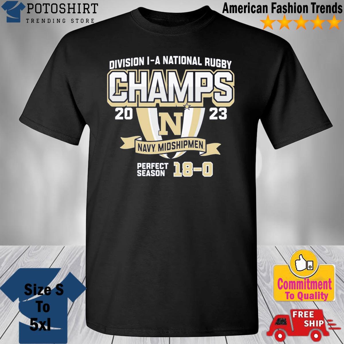 Midshipmen Division I-A National Rugby Champions 2023 Shirt