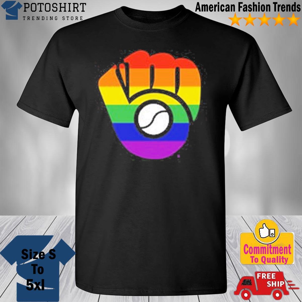 Milwaukee Brewers LGBT Pride Night shirt