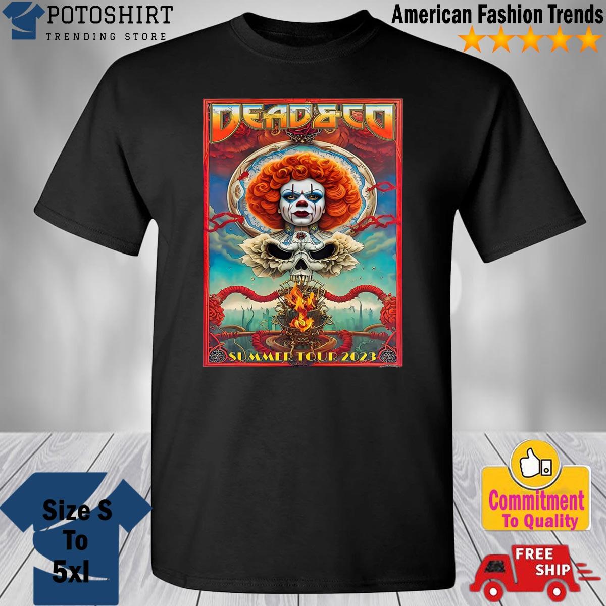 New dead and company summer tour 2023 poster T-shirt