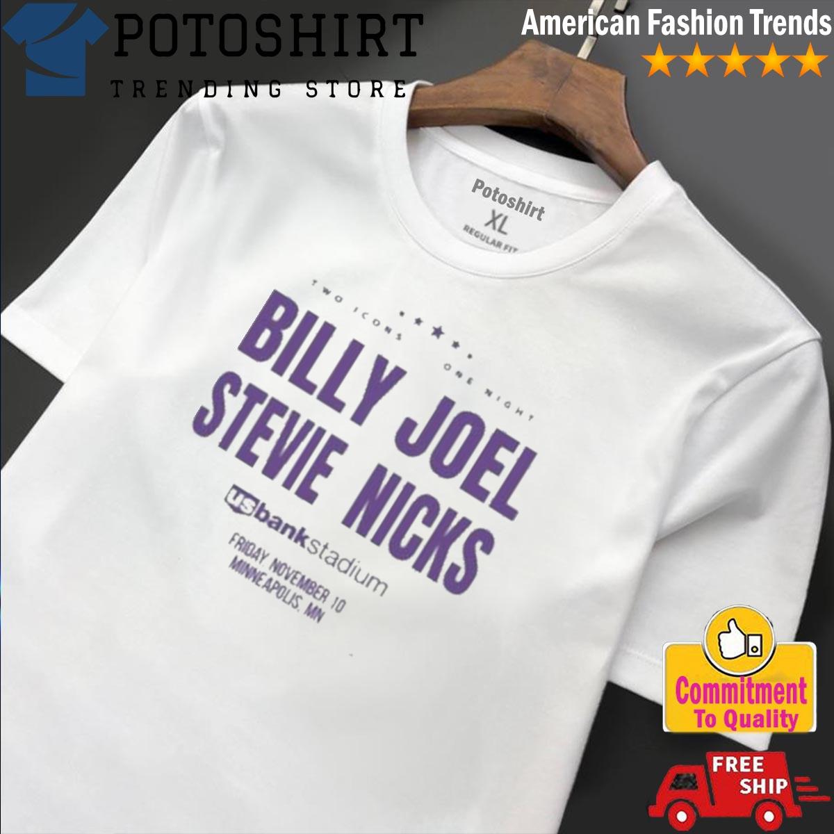 Official billy Joel And Stevie Nicks Minneapolis Us Bank Stadium Concerts shirt