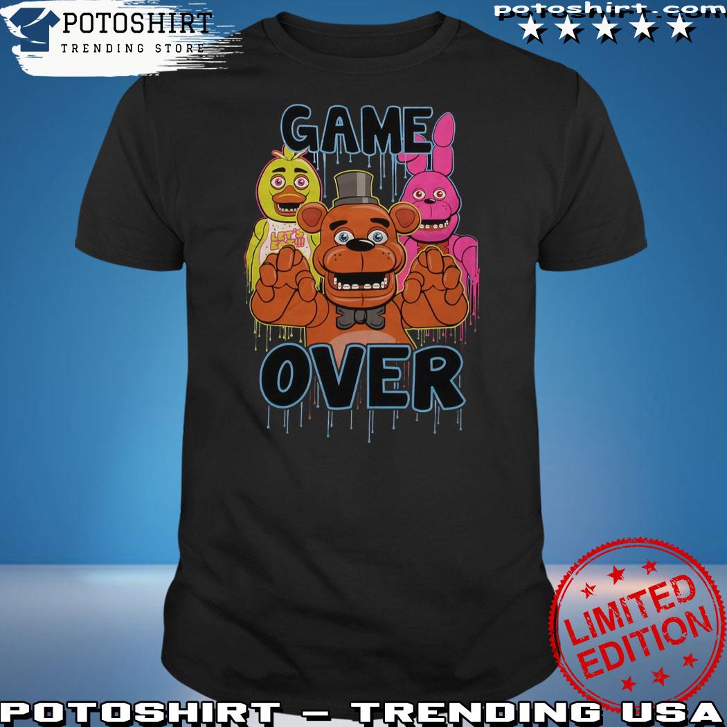 Official five Nights at Freddy's Game Over LS shirt